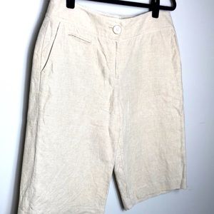 Ann Taylor Linen Blend Bermuda Short